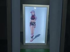 50 इंच पारदर्शी एलसीडी शोकेस विंडोज एंड्रॉयड सिस्टम एलसीडी डिस्प्ले बॉक्स