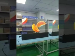 डेस्कटॉप 55 इंच ओएलईडी पारदर्शी स्क्रीन स्वचालित बढ़ते-बढ़ते डिस्प्ले