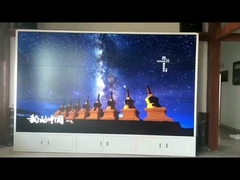 वाणिज्यिक एलसीडी टीवी दीवार 46 इंच 1.8 मिमी मंजिल खड़े विज्ञापन स्प्लिटिंग दीवार