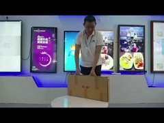 दोहरी स्क्रीन लिफ्ट विज्ञापन प्रदर्शन एलसीडी cNetwork 18.5 और 10.1 इंच