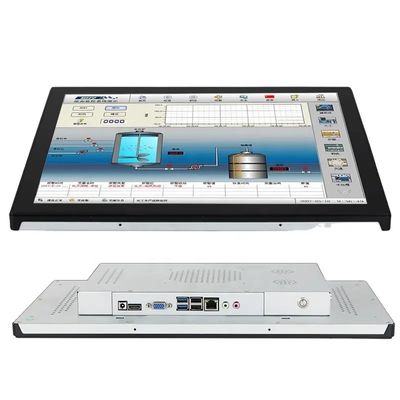 22 इंच IR टच स्क्रीन मॉनिटर डिस्प्ले ऑल इन वन पीसी के साथ IP65 वाटरप्रूफ इंटरैक्टिव फ्लैट पैनल डिस्प्ले