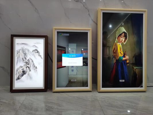 वाणिज्यिक डिजिटल साइनेज के लिए 450cd/m2 चमक और 3000:1 कंट्रास्ट अनुपात के साथ 55 इंच का एलसीडी विज्ञापन डिस्प्ले