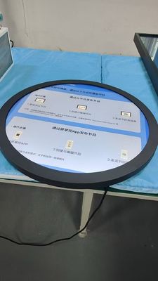 गोल स्क्रीन विज्ञापन प्रदर्शन गोल एंड्रॉयड प्रदर्शन