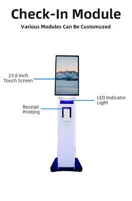 23.8/32 Inch Self Ordering Kiosk with Facial Recognition and Metal Case Touch Screen Kiosk