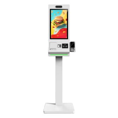 21.5/23.8/32 Inch Floor Standing Self Ordering Kiosk with SDK Android/Windows OS Touch Screen Payment Kiosk for Supermarket