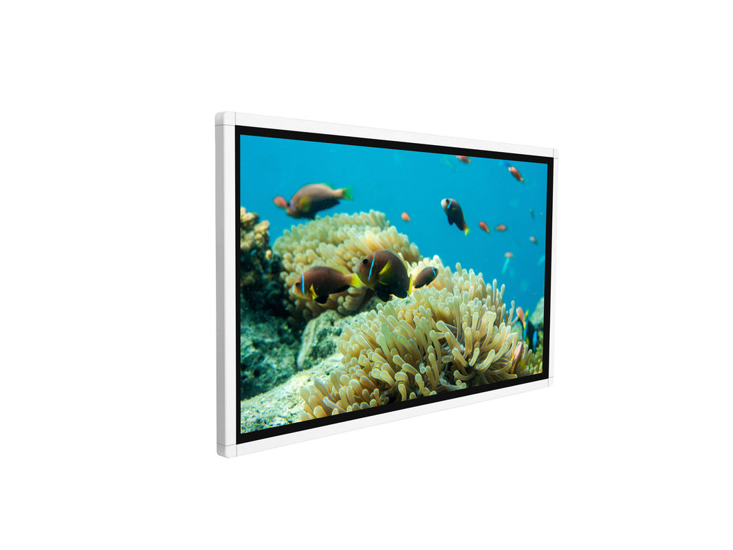 50 इंच वॉल माउंट टच स्क्रीन डिजिटल कियोस्क एंड्रॉइड सिस्टम और हाई रेजोल्यूशन डिस्प्ले के साथ