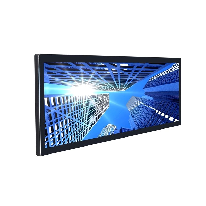 3840 X 1080 रेज़ोल्यूशन और HDMI, VGA, USB इनपुट के साथ स्ट्रिप टच स्क्रीन मॉनिटर डिस्प्ले, कस्टमाइज़्ड ब्राइटनेस के लिए