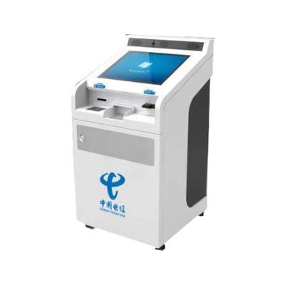 दूरसंचार व्यापार हॉल के लिए 19 इंच कैपेसिटिव टच स्क्रीन इंटरैक्टिव कियोस्क